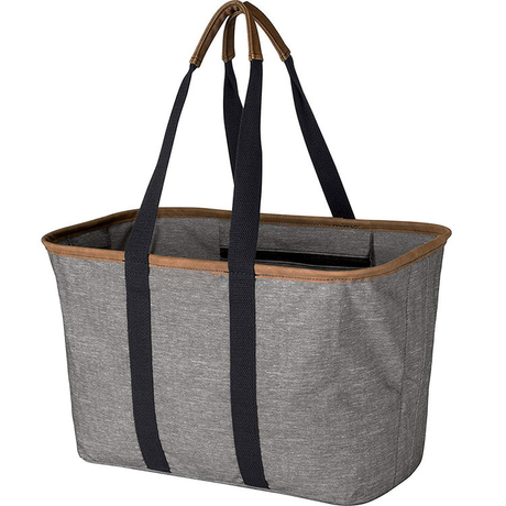 Bolso de compras durable plegable reutilizable, totalizador estructurado grande resistente
