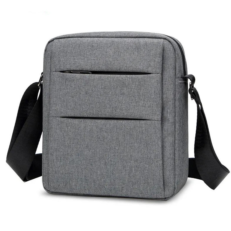 Bolso cruzado de moda para hombre, bolso cruzado oxford con múltiples bolsillos, bolso de viaje antirrobo y bandolera