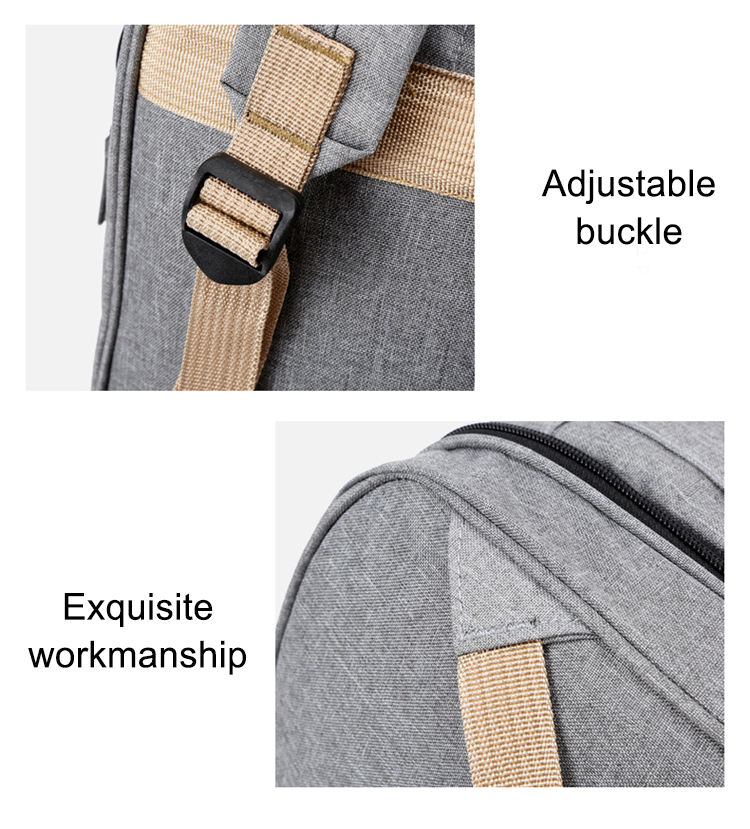 Mochila de pañales impermeable de gran capacidad Popular, almacenamiento de productos para bebés, bolsa para mamá para exteriores