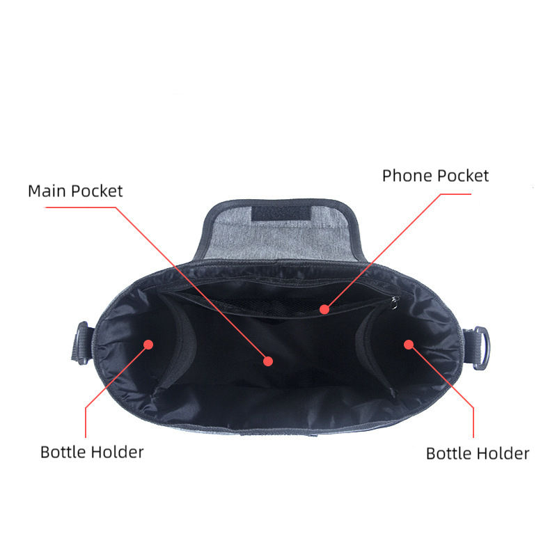 Bolsa de pañales portátil organizador cochecito bolsa maternidad Kinderwagen Tasche para el cuidado del bebé para mamá