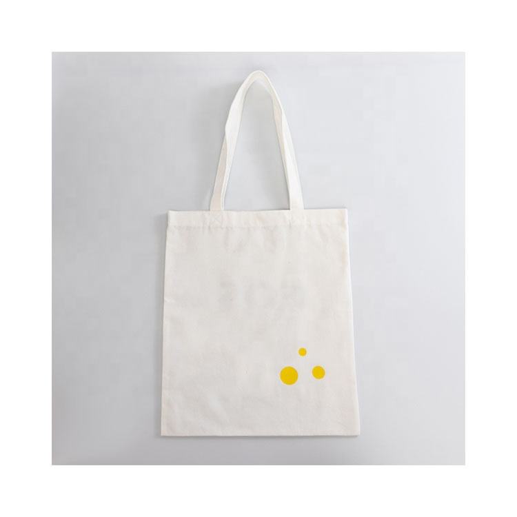 La bolsa de asas de lona de algodón reutilizable respetuosa con el medio ambiente de 8 oz para portátil lleva una bolsa de compras con logotipo personalizado