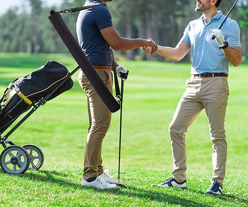 Alta calidad a prueba de fugas 7 latas golf bebida enfriador tubo sling bag viaje picnic deportes golf cerveza lata enfriador bolsa