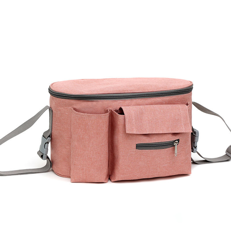 Organizador impermeable multifuncional para cochecito, organizador de pañales, bolso de mano para mamá, bolso para cochecito de pañales de bebé