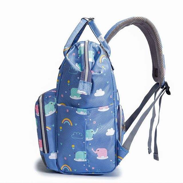 Mochila para pañales con estación de cambio, bolsa portátil para bebé, mochila plegable para cama de bebé, bolsa de viaje grande impermeable con